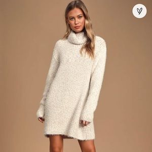Lulus Turtleneck Sweater Dress